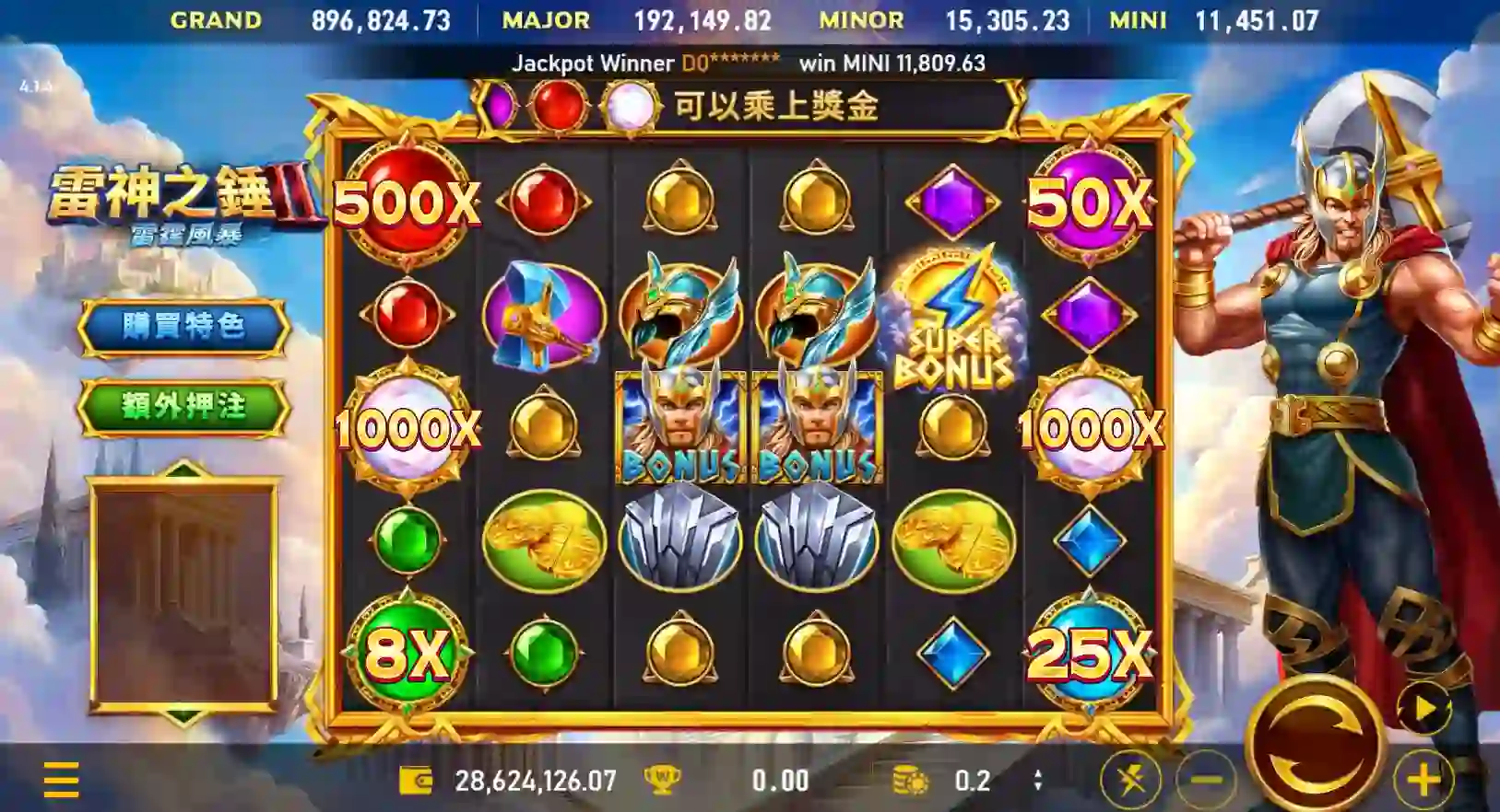 rsg雷神之鎚2遊戲畫面